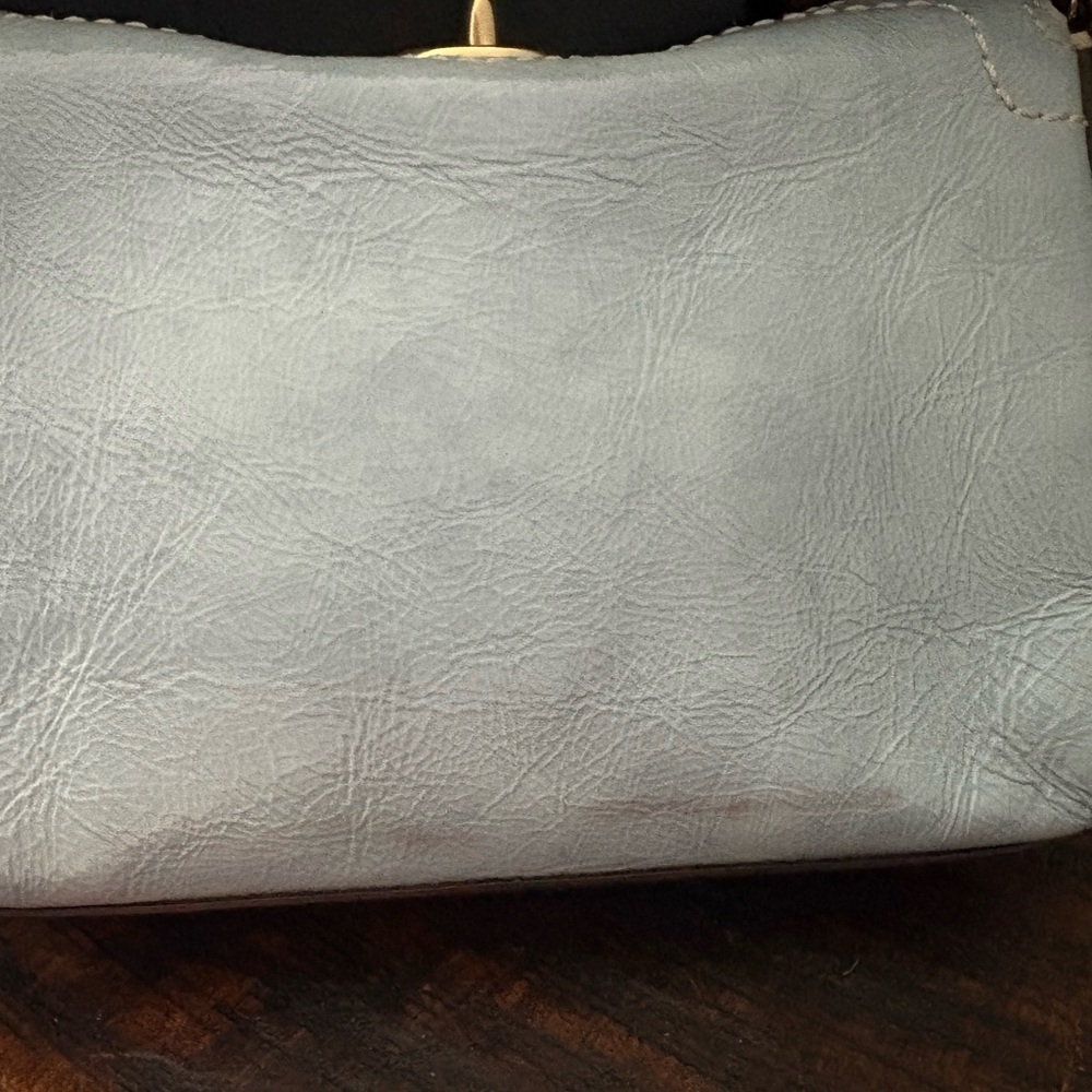 Coach Blue Leather Wristlet - Picture 5 of 15